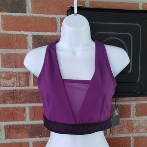 Savage X Fenty Purple Halter Sports Bra Size 1X